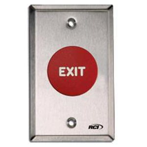 EXIT BUTTON 908 MO RED EXIT MB X 32D