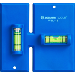 Jonard Tools Wall Box Template & Level for Non-Metallic Boxes, 1-Gang and 2-Gang
