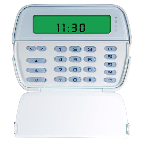 DSC RFK5501 PowerSeries 64-Zone LCD Picture Icon Keypad with Built-In Wireless Receiver