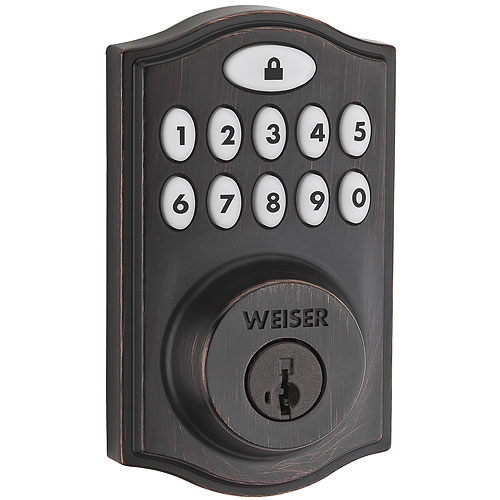 Weiser 9GED18000-027 Home Connect 620 Traditional Electronic Lock with Z-Wave, Venetian Bronze (Replaces 9GED18000-017)