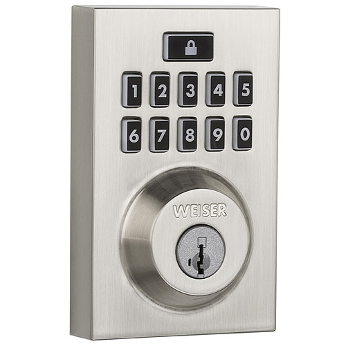 Weiser 9GED18000-029 Home Connect 620 Contemporary Electronic Lock with Z-Wave, Satin Nickel (Replaces 9GED18000-013)