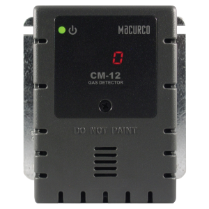 Macurco CM-12 12 Series Carbon Monoxide CO Fixed Gas Detector, 100-240VAC, Grey