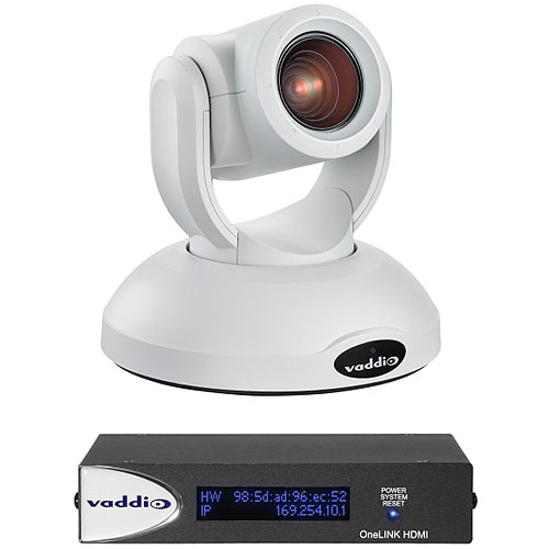 Vaddio RoboSHOT Video Conferencing Camera - 8.9 Megapixel - 30 fps - White