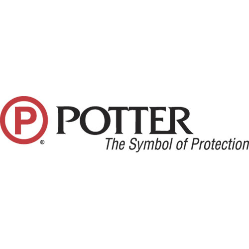 Potter FSEX-CPG-HI Explosion-Proof Strobe, 16-33 VDC, 1.9A, Red Housing, Clear Lens